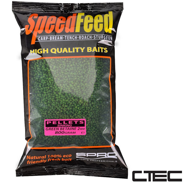 C-Tec SpeedFeed Pellets 2mm 800g Green Betaine