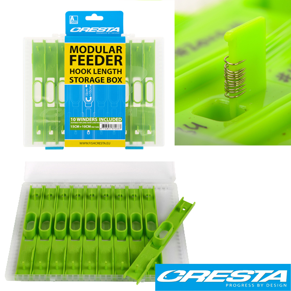 Cresta Feeder Hooklength Storage Box 15cm