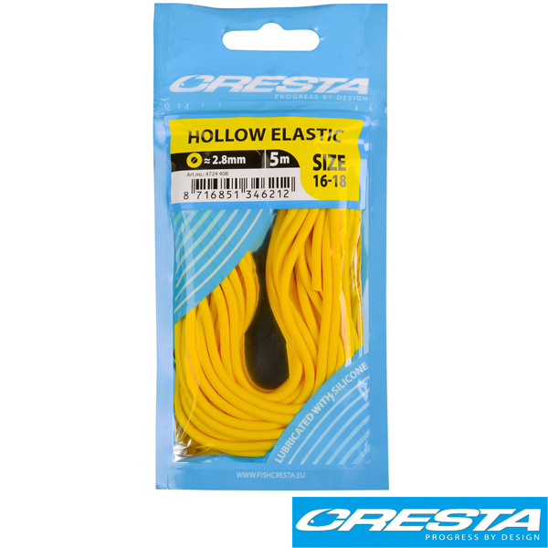 Cresta Hollow Elastic Yellow 2,8mm 5m