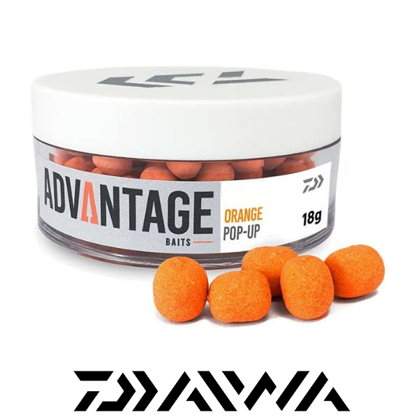 Daiwa Advantage Pop Up 8/10mm #Orange (Schokolade)