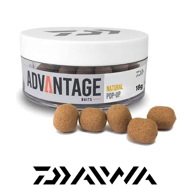 Daiwa Advantage Pop Up 6/8mm #Natural (Scopex)