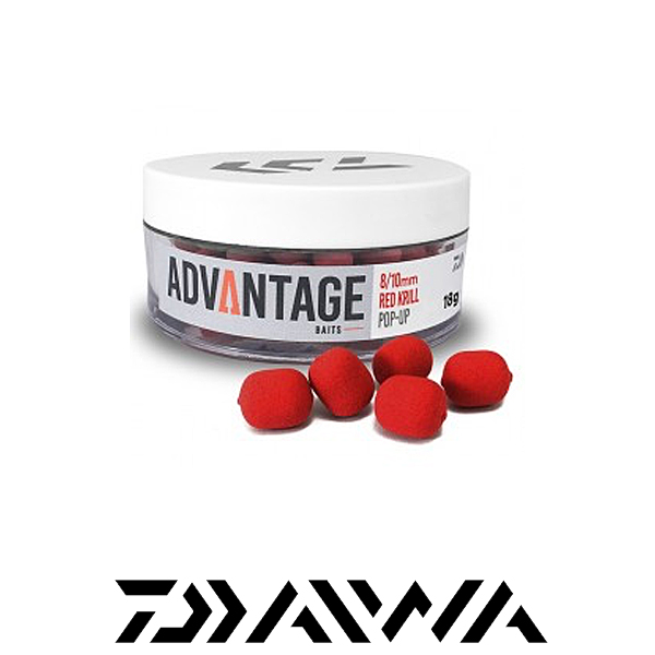 Daiwa Advantage Pop Up 8/10mm #Rot (Krill)