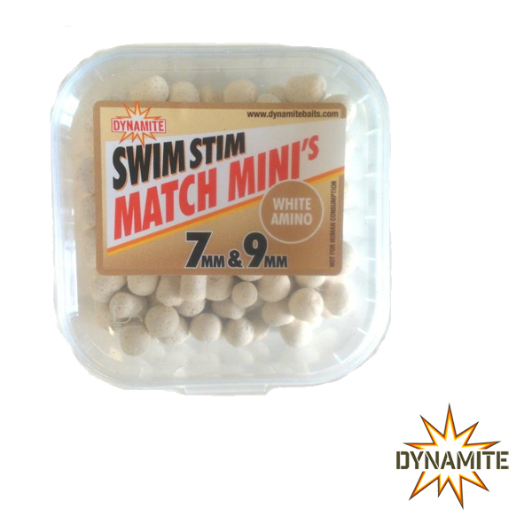 Dynamite Baits Swim Stim Minis White 7&9mm