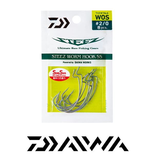 Daiwa Steez Worm Hook SS Wide Offset #5/0