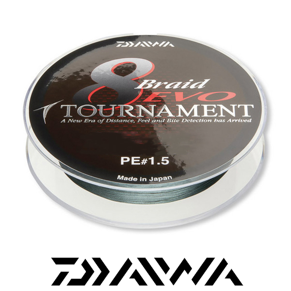 Daiwa Tournament 8Braid Evo 0,08mm 4,9kg 135m Dark green