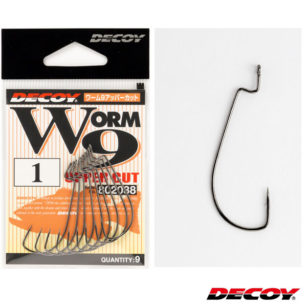 Decoy Worm 9 Upper Cut Worm Hook #2/0