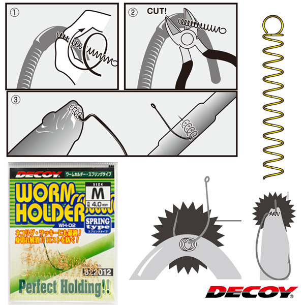 Decoy WH-01A Worm Holder Spring Type #M