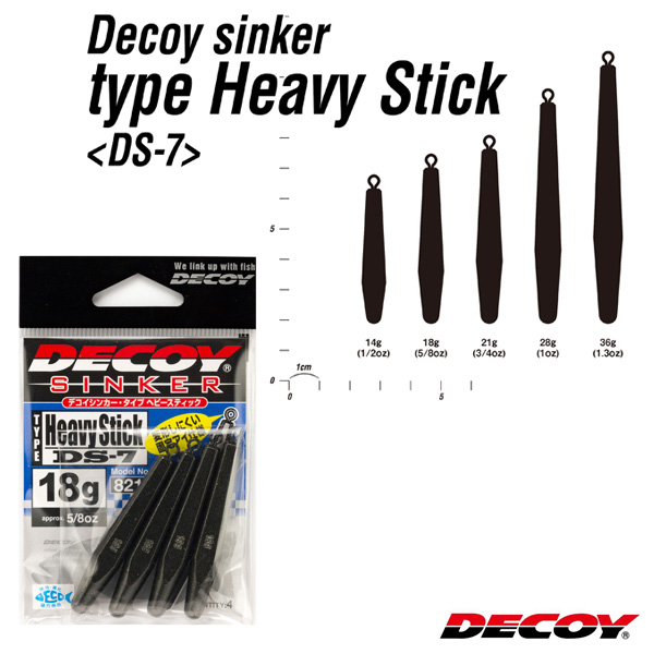 Decoy DS-7 Sinker Type Heavy Stick #14g