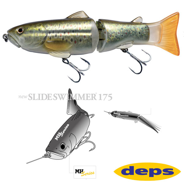Deps New Slide Swimmer 175 MH Limited #Brown Trout