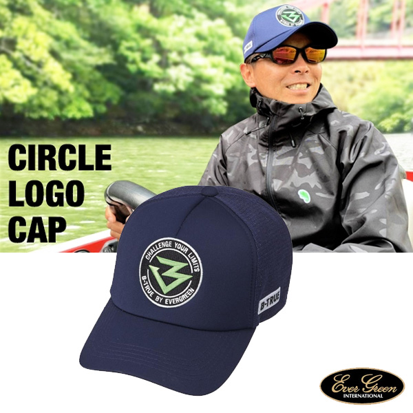 Ever Green B-True Circle Logo Cap #Navy