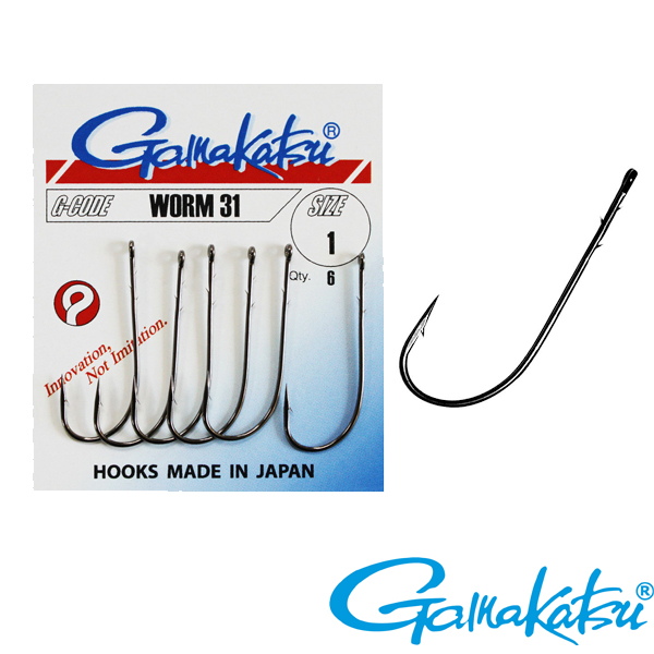Gamakatsu Hook Worm 31 #1/0