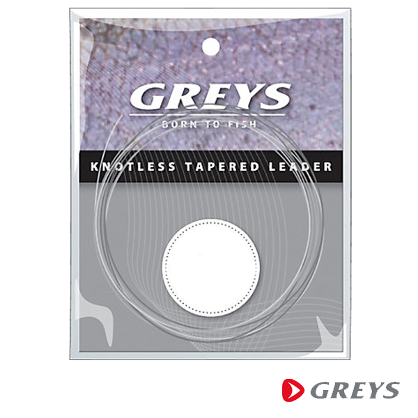 Greys Knotless Tapered Leader 3lb 0,13mm