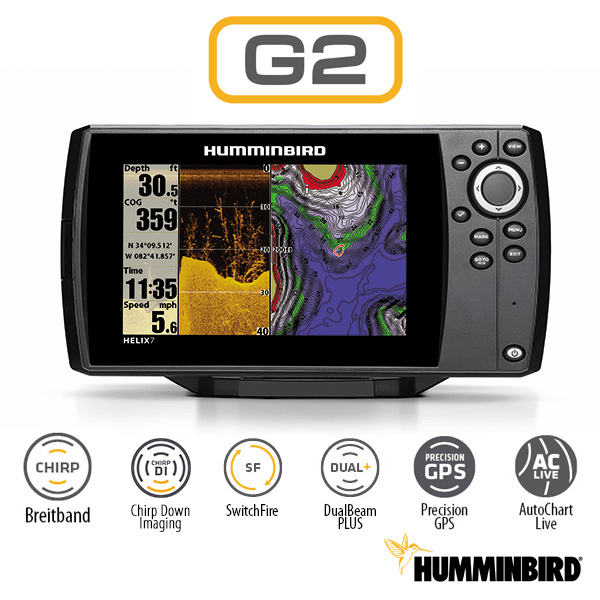 Humminbird  Helix 7 G2 CHIRP DI GPS Fishfinder