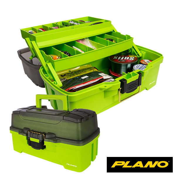 Plano 1 Tray Tackle Box Green
