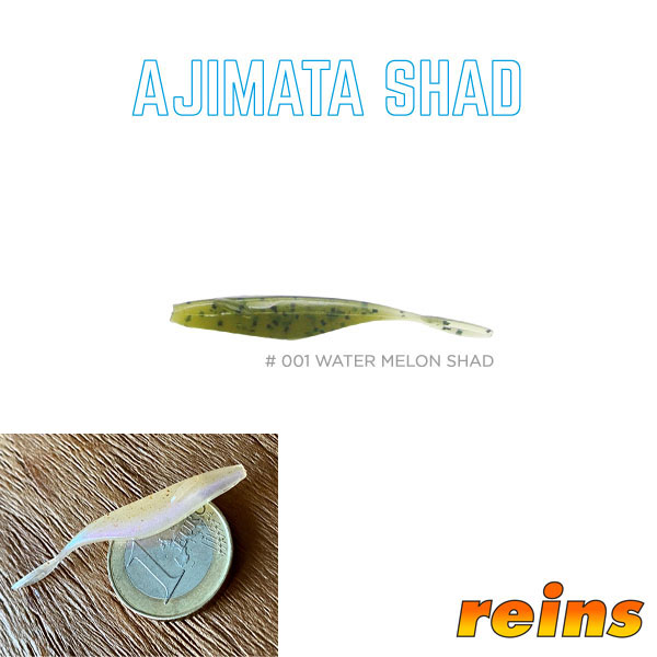 Reins Ajimata Shad #001 Watermelon Seed