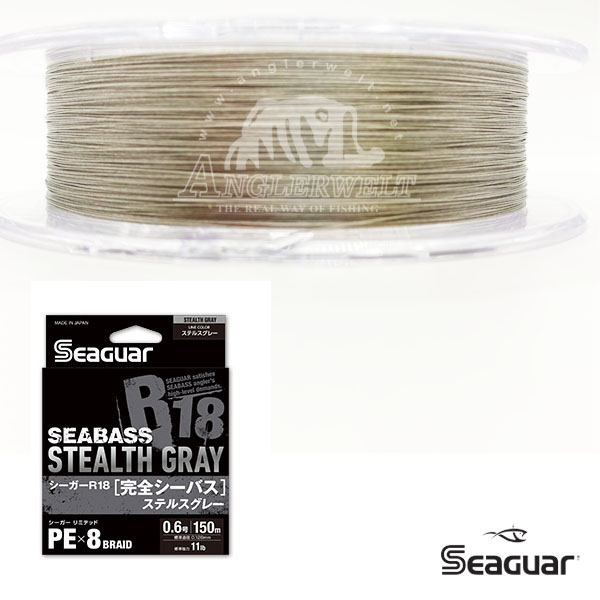 Seaguar R18 Seabass 150m Grey #0,8