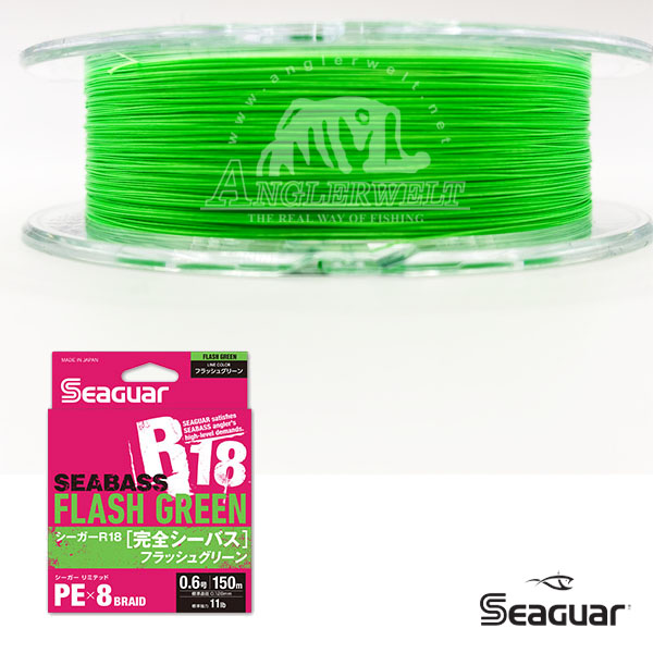 Seaguar R18 Seabass 150m Flash Green #1