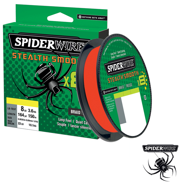 SpiderWire Stealth Smooth 8 150m #Red 0,29mm