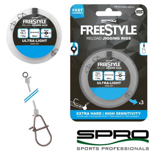 SPRO Freestyle Jigging Rigs 0,22mm