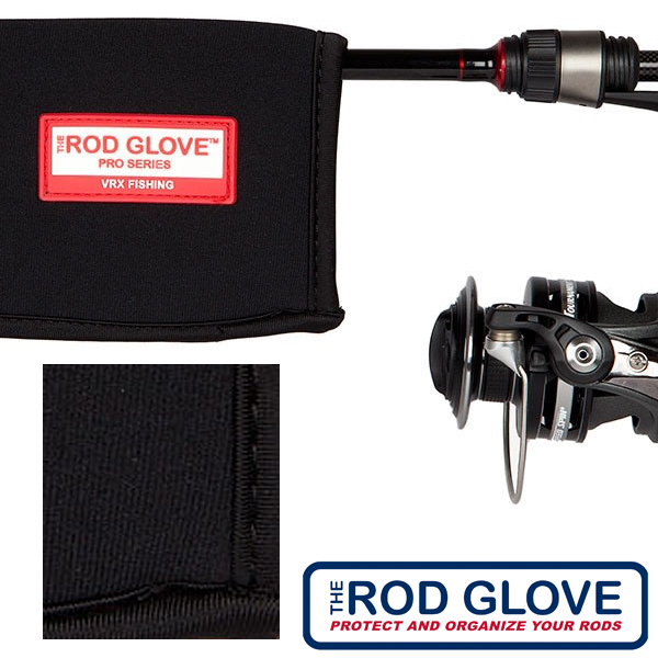 VRX Rod Glove Pro Series Spinning Neoprene Standard Black