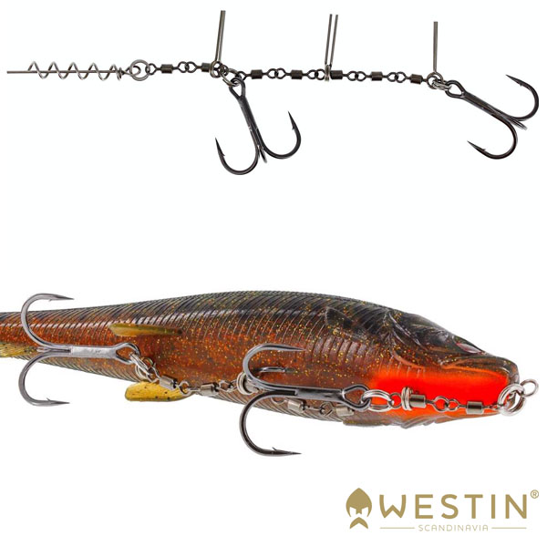 Westin jointed Stinger HD Double 40kg 12cm #3/0