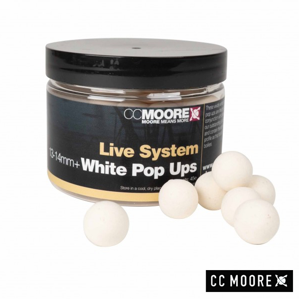 CC Moore Live System Pop Ups White 13-14mm