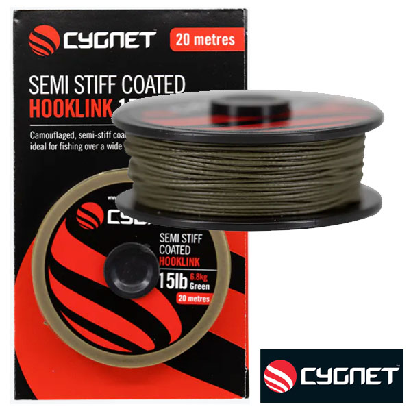 Cygnet Semi Stiff Coated Hooklink 11,3kg 20m