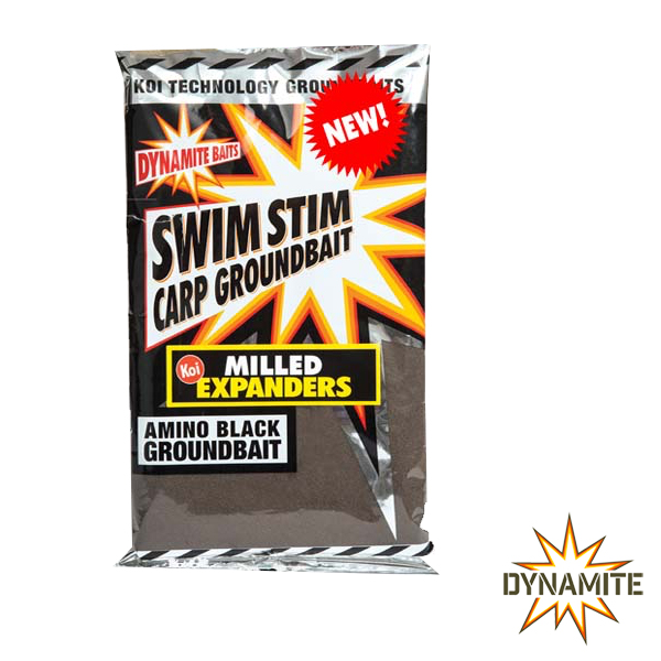 Dynamite Baits Swimstim Carp Groundbait Milled Expanders 900g #Amino Black