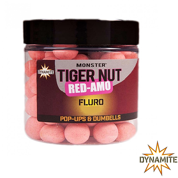Dynamite Baits Fluro Pop Ups Tiger Nut Red Amo 20mm