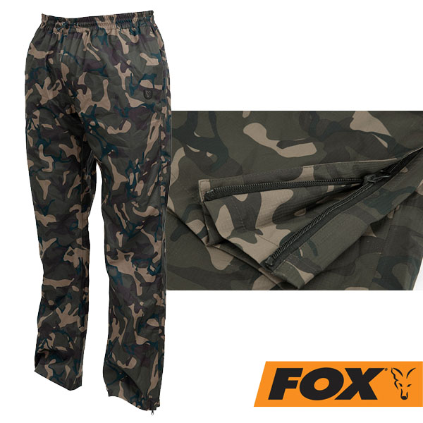 Fox RS10K Pack-Away Rain Trousers Camo #M