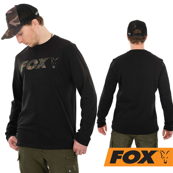 Fox Black/Camo Longsleeve Shirt S