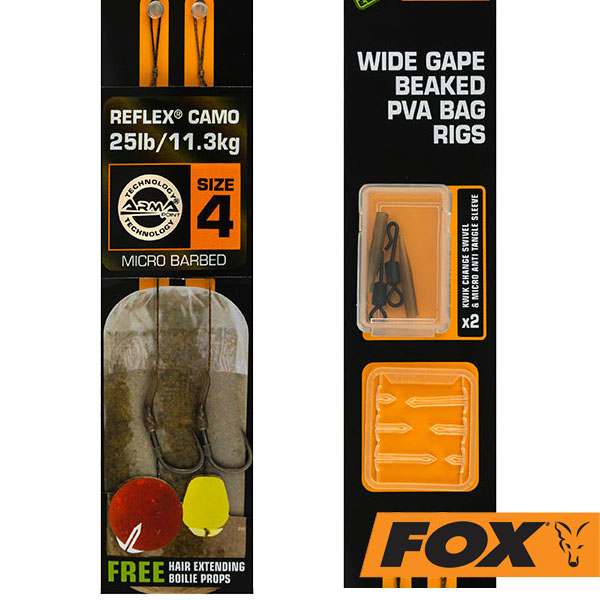 Fox Wide Gape PVA Bag Rigs 25lb #4