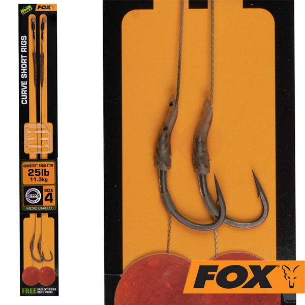 Fox Curve Short Camotex Semi Stiff Ready Rig 20lb #6