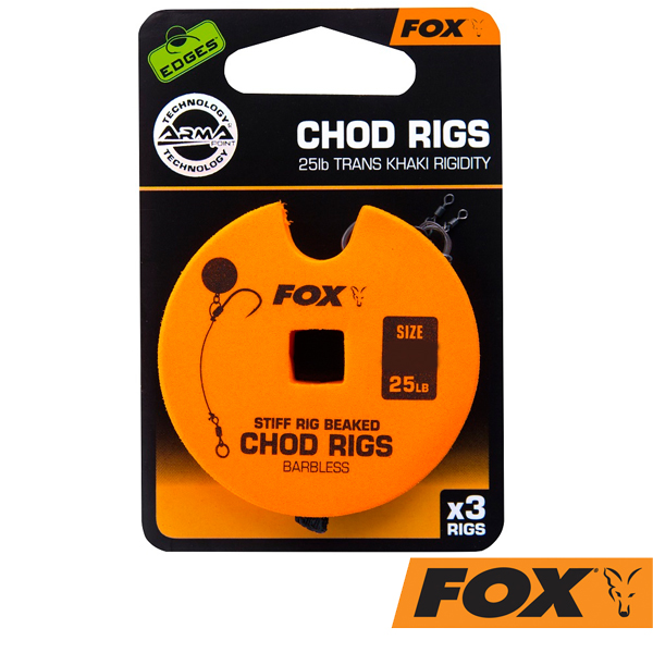 Fox Stiff Chod Rig Standard 25lb #6B