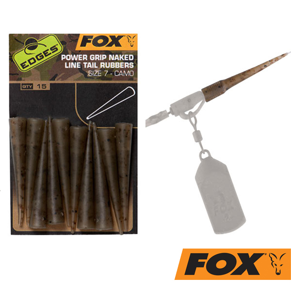 Fox Edges Camo Power Grip Naked Tail Rubbers