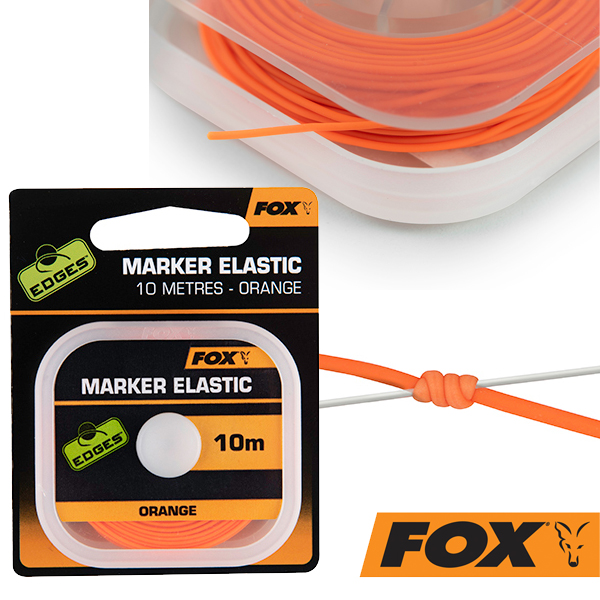 Fox Edges Marker Elastic 10m Orange