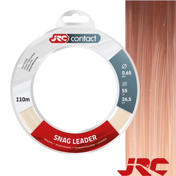 JRC Contact Snag Leader 55lb #Translucent Camo 110m