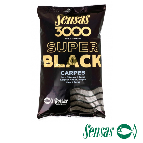 Sensas 3000 Super Black Karpfen 1kg