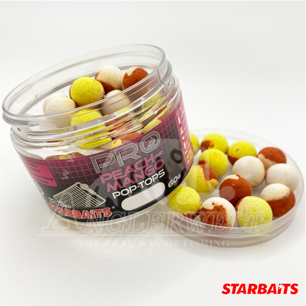Starbaits Probiotic Pop Tops Peach and Mango 14mm