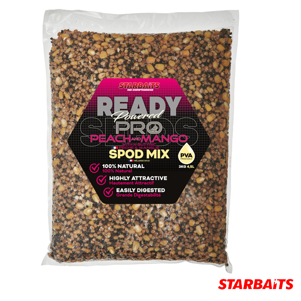 Starbaits Ready Seeds Peach Mango Spod Mix 3kg
