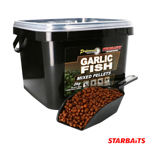Starbaits Performance Concept Garlic Fish Pellets Mixed 2kg