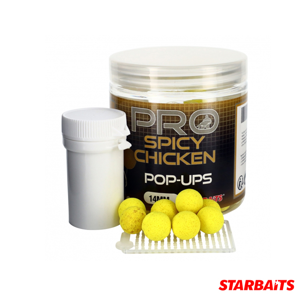 Starbaits Probiotic Spicy Chicken Pop Up 14mm 60g