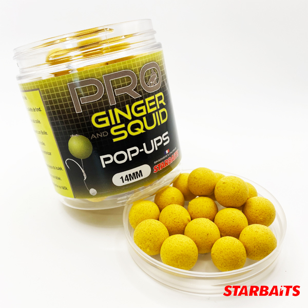 Starbaits Probiotic Pop Up Ginger Squid 14mm 80g