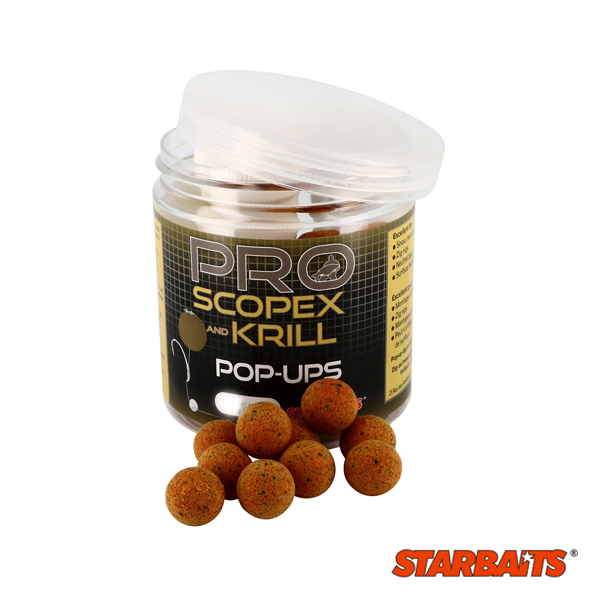 Starbaits Probiotic Pop Up Scopex Krill 14mm 60g