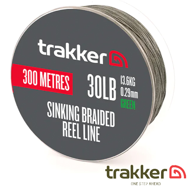 Trakker Sinking Braid Reel Line (30lb)(13.6kg)(0.29mm)(300m)