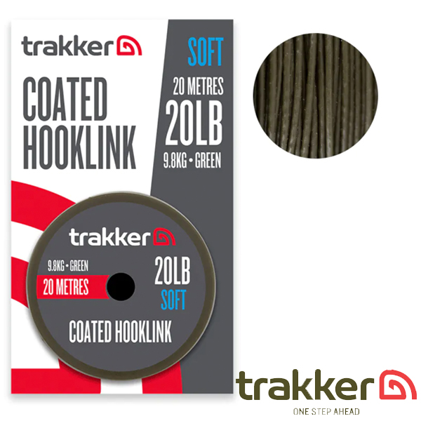 Trakker Soft Coated Hooklink (20lb)(9.8kg)(20m)