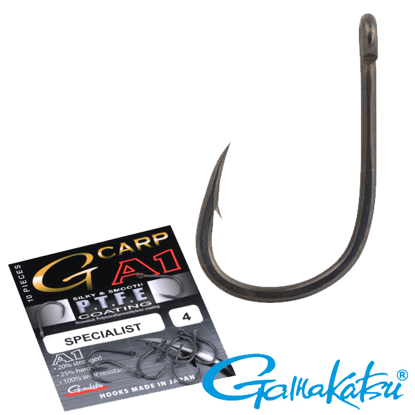 Gamakatsu A1 G-Carp Specialist Hook PTFE 