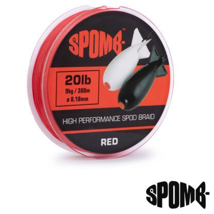 Spomb Braid 300m 9kg #Rot